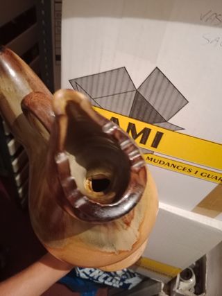 Gallo de cerámica.