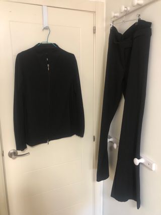 Traje chaqueta pantalón de embarazada. Conjunto