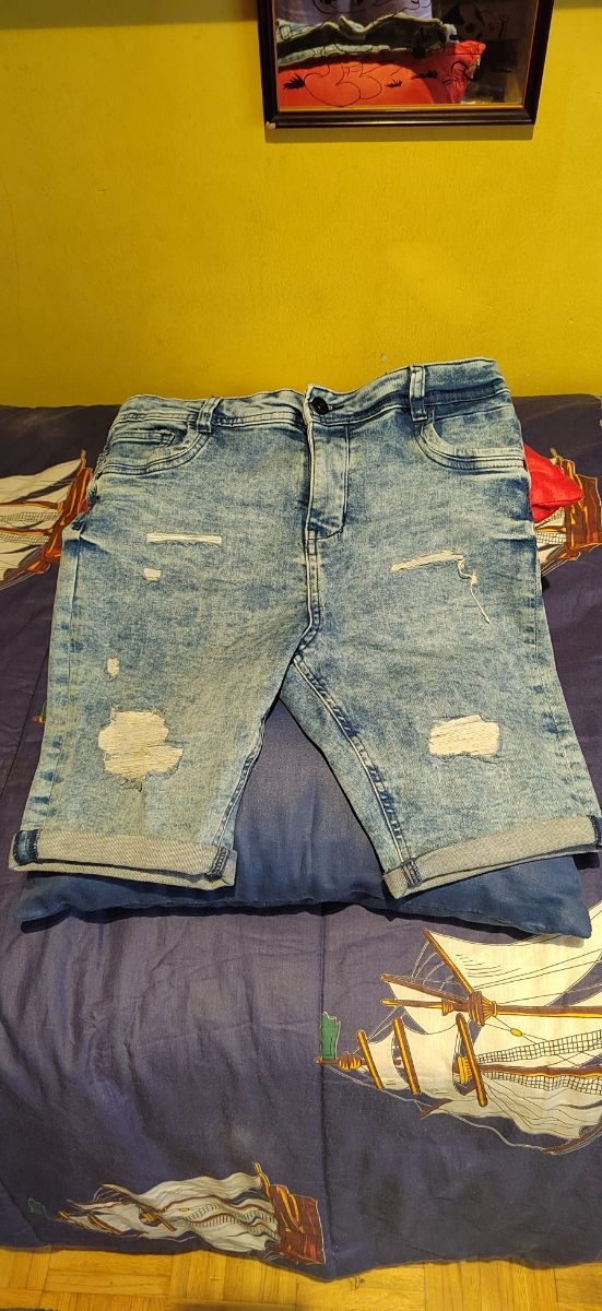 pantalón paquero corto