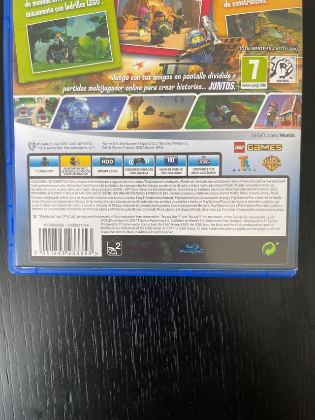 Juego PS4 Lego Worlds