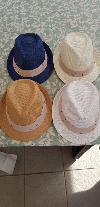 lote de 4 sombreros 