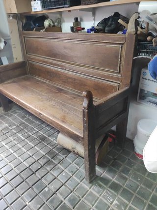 escaño antiguo banco