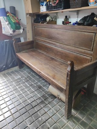 escaño antiguo banco
