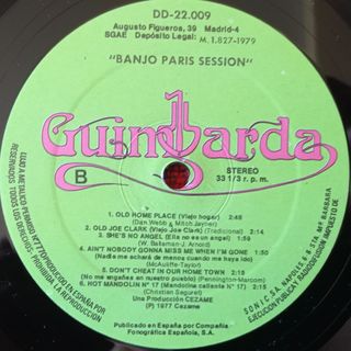 BANJO PARIS SESSION 1979 VINILO DOBLE LP