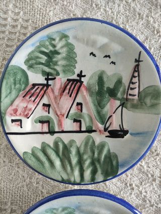 Conjunto platos decorativos