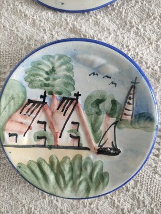 Conjunto platos decorativos