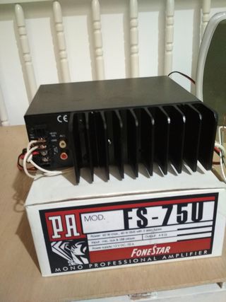 Amplificador Fonestar + altavoces
