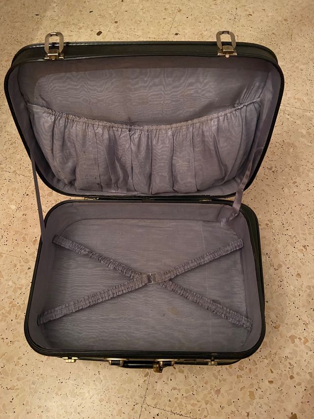 Maleta vintage rígida