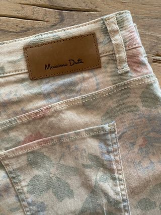 Shorts Massimo Dutti de estilo retro talla 40