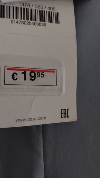 Pantalón  azul de verano de Zara sin estrenar 