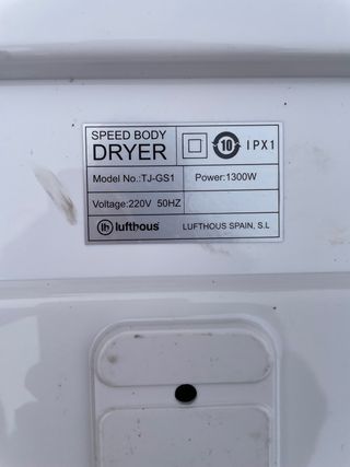 SECADOR CUERPO DUCHA