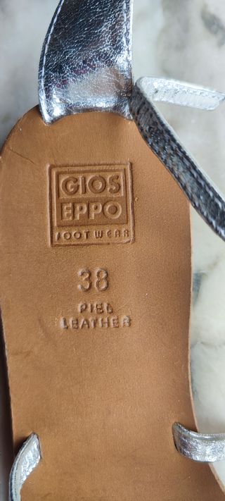 Sandalias Plata Gioseppo