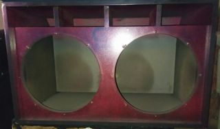 Cajón doble subwoofer 15 pulgadas