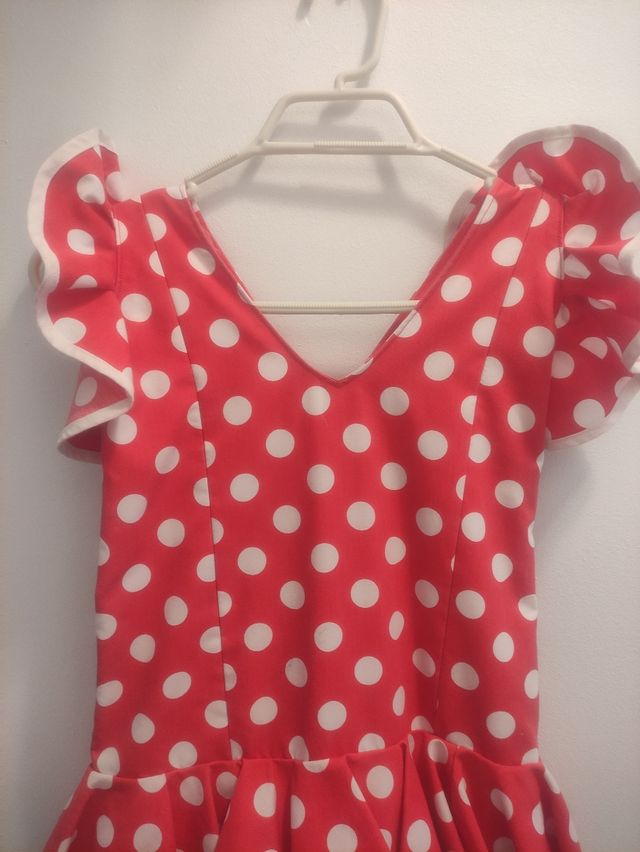 traje de flamenca hecho a mano