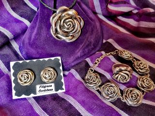 Conjunto Rosas de Plata