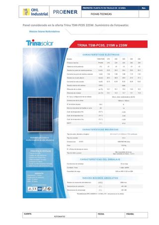 PLACAS SOLARES 225w