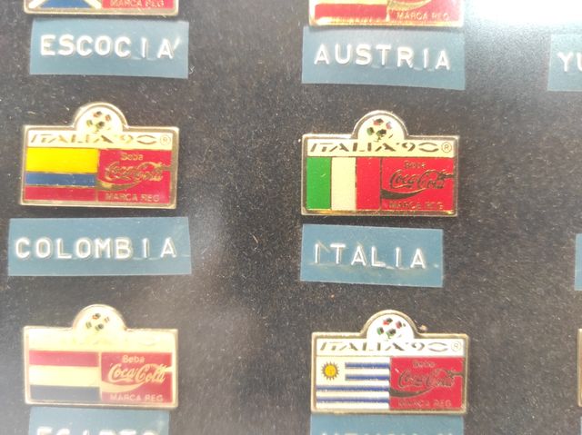 Pins Italia 1990 coleção