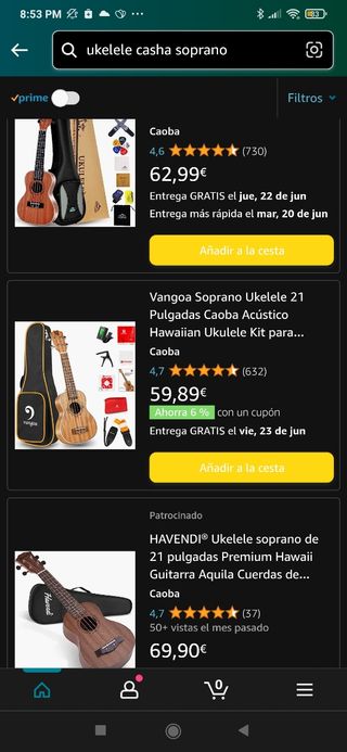 Ukelele soprano Borde Carey