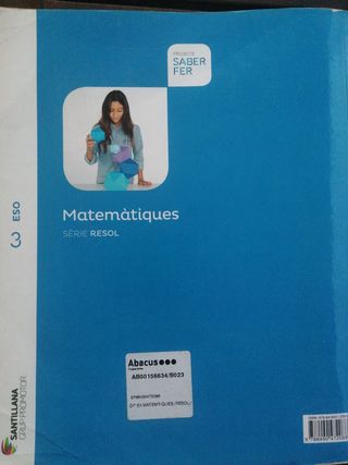 Libro Matemáticas 3ESO