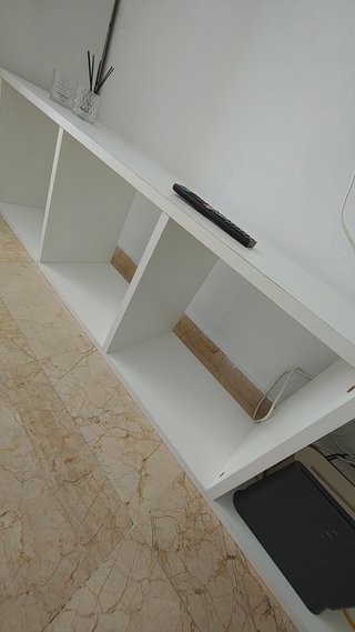 Armario estantería mueble blanco