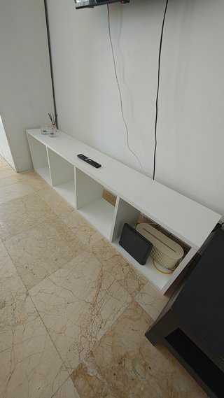 Armario estantería mueble blanco