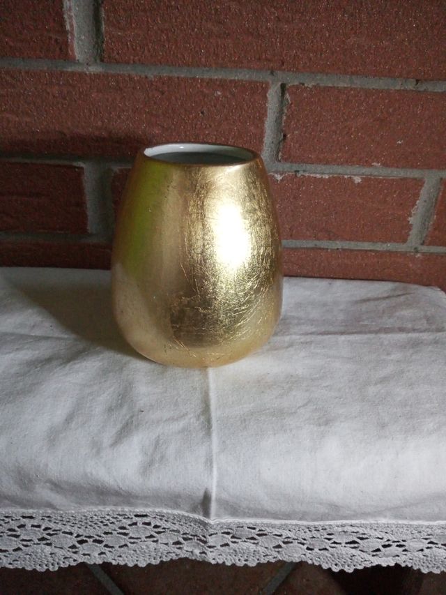 vaso in ceramica porta spazzolino/ spazzole