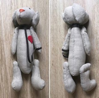 Peluches: Perro con corazón/Tamborilero