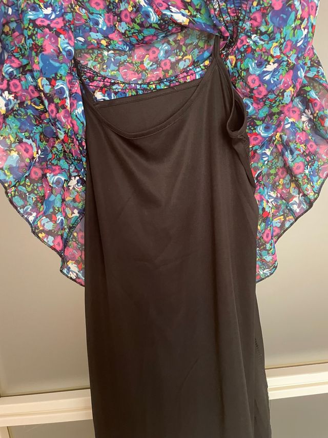 Vestido gasa flores dunnes Stores