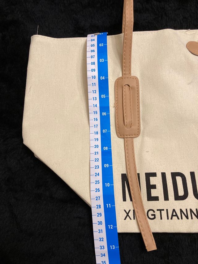 Bolso de verano de lona y polipiel