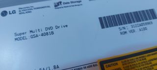 Grabadora DVD CD IDE LG Hitachi