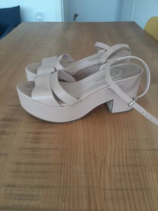 Sandalias de plataforma Uterqüe t38