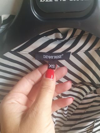 Camisa asimétrica rayas Denny Rose