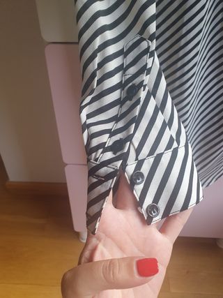 Camisa asimétrica rayas Denny Rose