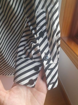 Camisa asimétrica rayas Denny Rose