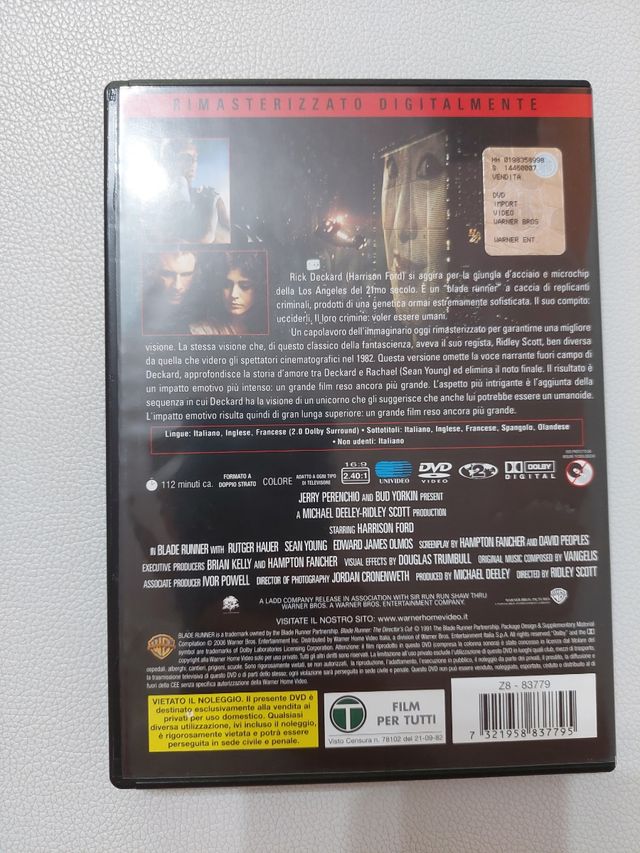 DVD Blade runner