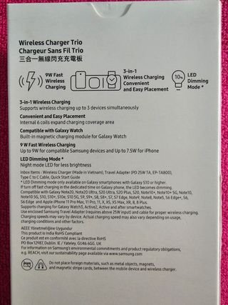 Wireless trío Samsung