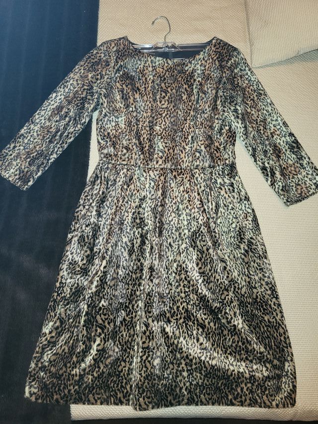 Vestido animal print