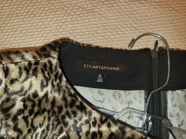 Vestido animal print