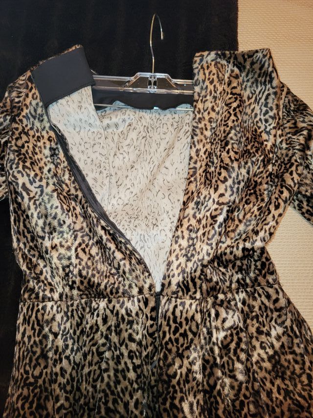 Vestido animal print