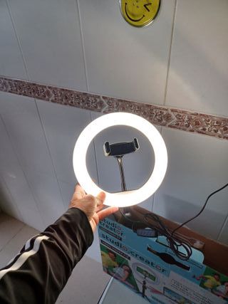 Aro de luz para móvil