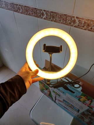 Aro de luz para móvil