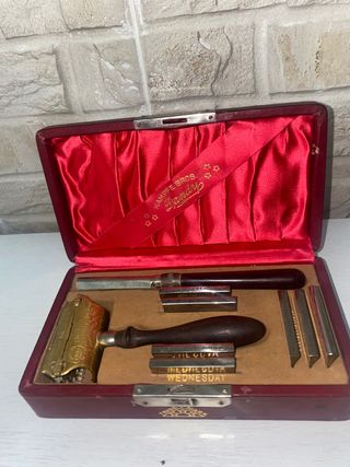 Maquinilla de afeitar cuchilla antigua 1901