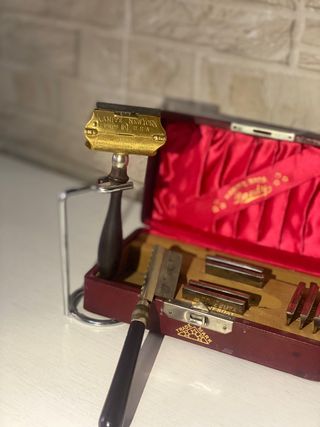 Maquinilla de afeitar cuchilla antigua 1901