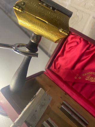 Maquinilla de afeitar cuchilla antigua 1901