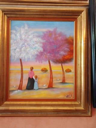 OLEO DEL CONOCIDO PINTOR JUAN CARRILLO