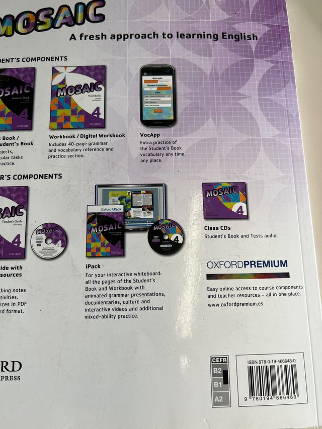 Mosaic 4 Workbook editorial Oxford