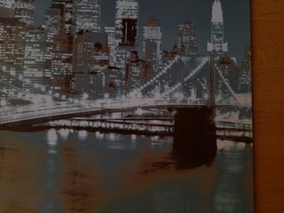 cuadro sin marco réplica sobre madera DM Brooklyn