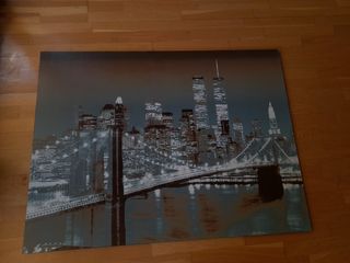 cuadro sin marco réplica sobre madera DM Brooklyn