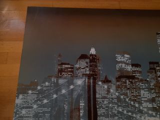 cuadro sin marco réplica sobre madera DM Brooklyn