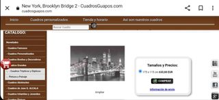 cuadro sin marco réplica sobre madera DM Brooklyn